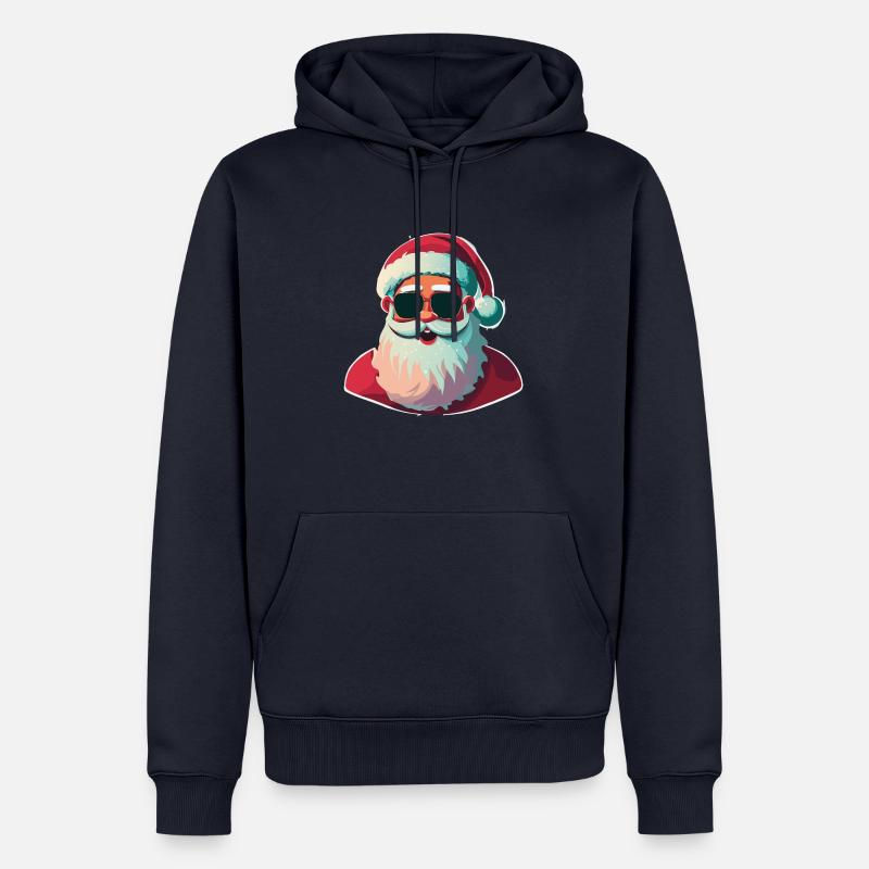 Santa Clause Basic - Männer Premium Bio Hoodie - Navy