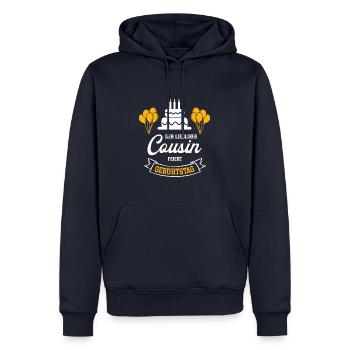 Cousin Geburtstag Geb Cousins Lieblingscousin - Männer Premium Bio Hoodie - Navy - Vorne - Nico (187cm)