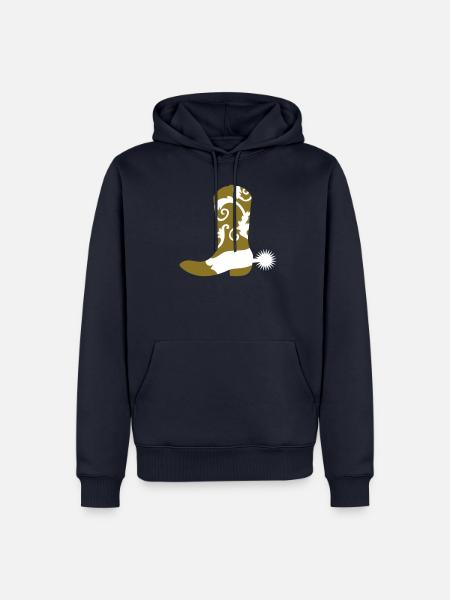 Cowboy boots - Men’s Premium Organic Hoodie - navy