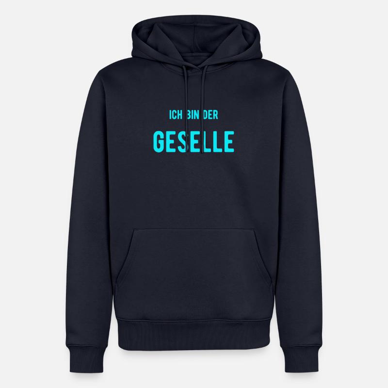 ich bin der Geselle - Männer Premium Bio Hoodie - Navy