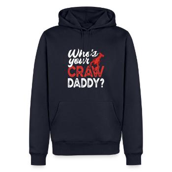 Who's Your Craw Daddy Funny Crawfish Crayfish - Männer Premium Bio Hoodie - Navy - Vorne - Nico (187cm)