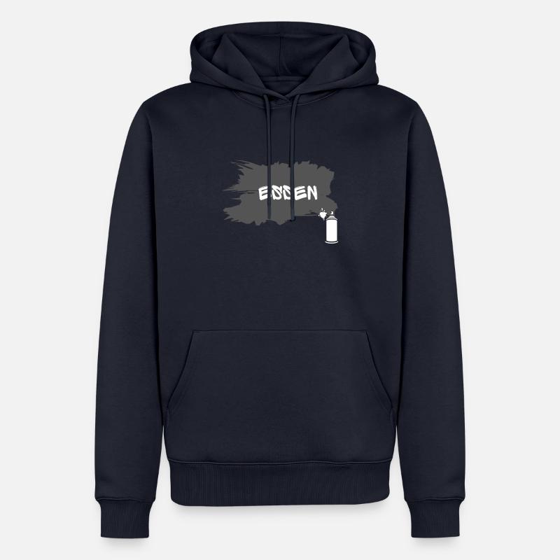 Fancy Essen Street & Graffity Style - Männer Premium Bio Hoodie - Navy