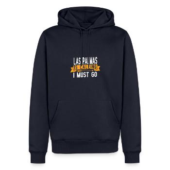 Las Palmas ruft und ich muss gehen - Männer Premium Bio Hoodie - Navy - Vorne - Nico (187cm)
