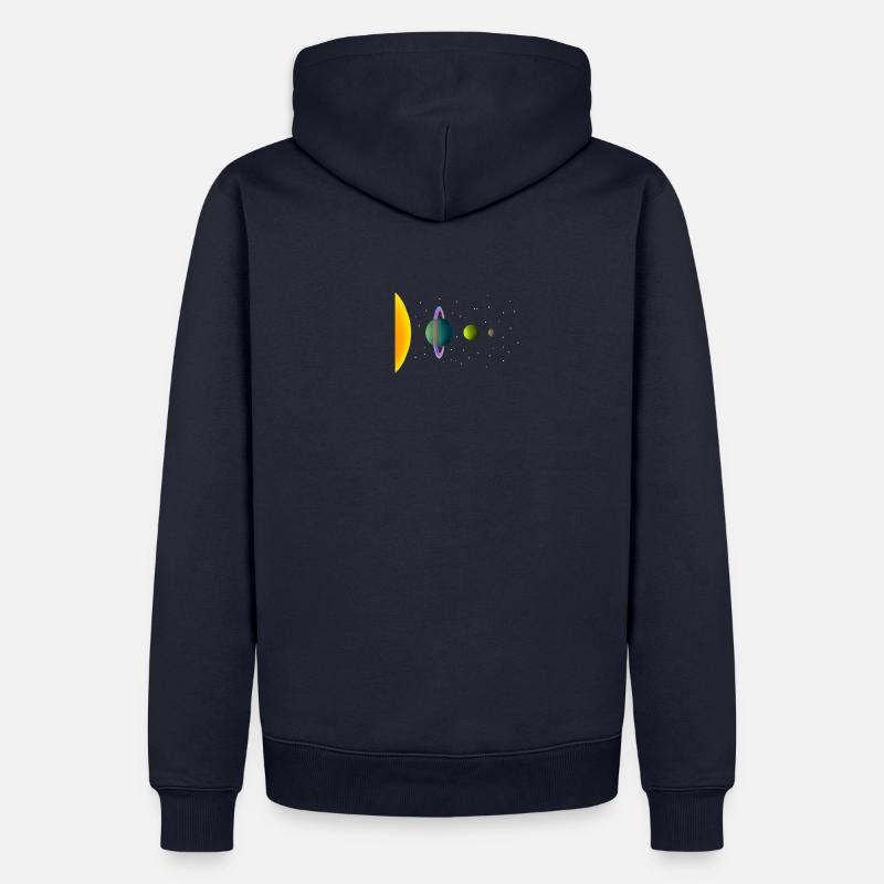 Planets Aligned - Männer Premium Bio Hoodie - Navy