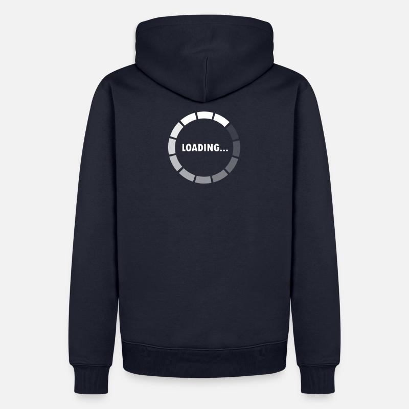 Ajax Loader - loading - waiting - Sweat à capuche Premium bio Homme - bleu marine