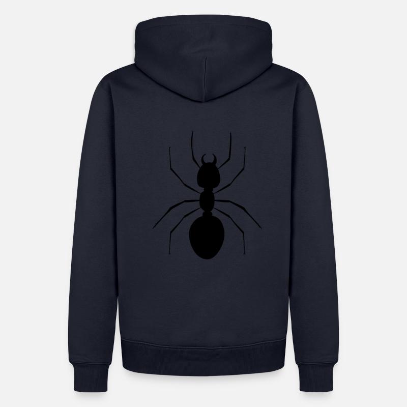 Fourmi fourmi insecte nature - Sweat à capuche Premium bio Homme - bleu marine