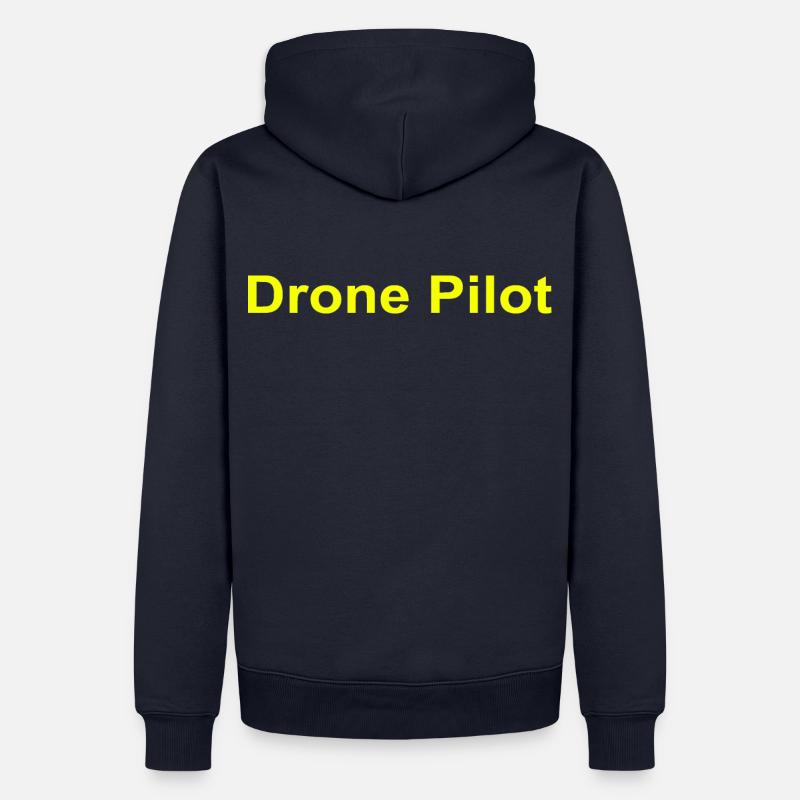 Drone Pilot - Männer Premium Bio Hoodie - Navy