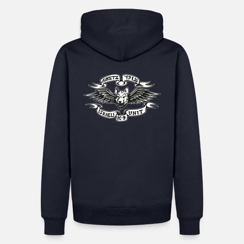 OKETZ - Sweat à capuche Premium bio Homme - bleu marine