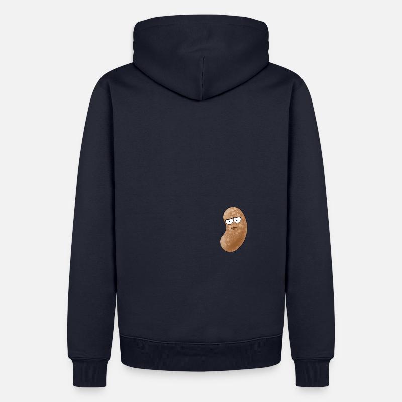 DisappointedBean - Männer Premium Bio Hoodie - Navy