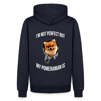 My Pomeranian Ist Perfekt Für Alle Hundebesitzer - Männer Premium Bio Hoodie - Navy - Hinten - Nico (187cm)