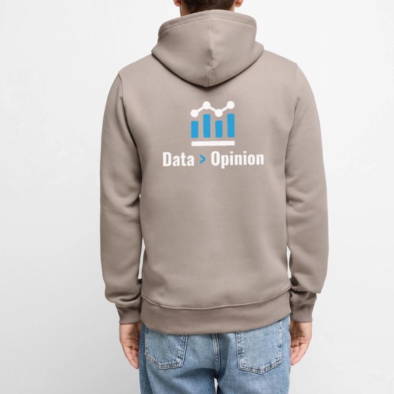 Data reports for all computer geeks Men’s Premium Organic Hoodie