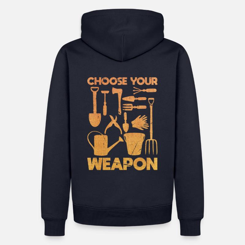 Wählen Sie Ihre Tools - Männer Premium Bio Hoodie - Navy