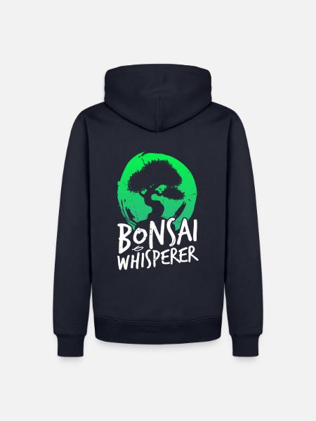 Bonsai Whisperer - Men’s Premium Organic Hoodie - navy
