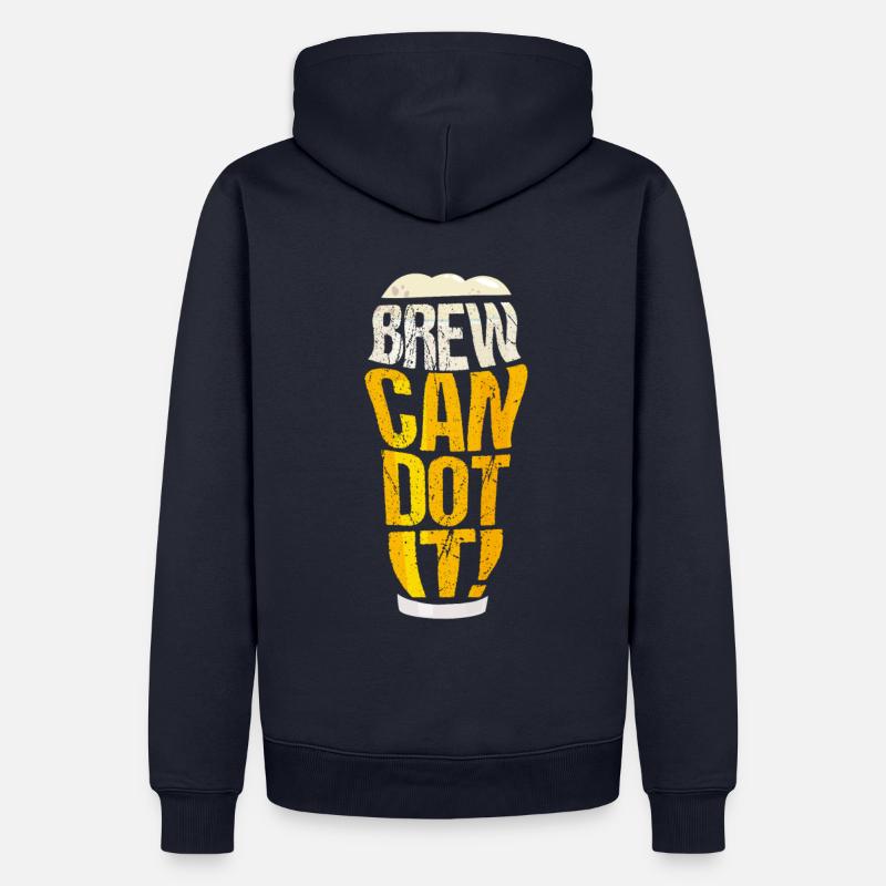 Brew Can Dot It - Männer Premium Bio Hoodie - Navy