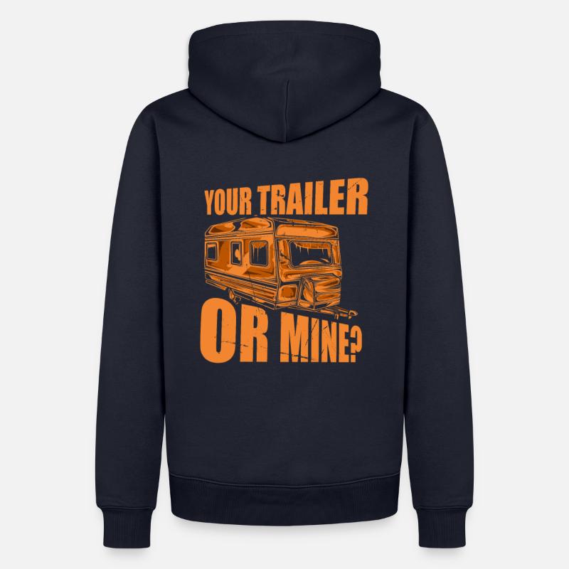 Ihr Anhänger Oder Meiner - Männer Premium Bio Hoodie - Navy