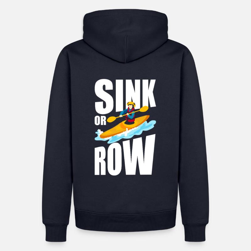 Versinken Oder Rudern - Männer Premium Bio Hoodie - Navy