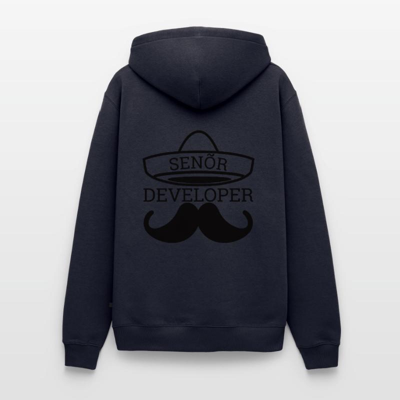 « Senor Developer, Senior Developer » | Programmeurs Sweat à capuche Premium bio Homme