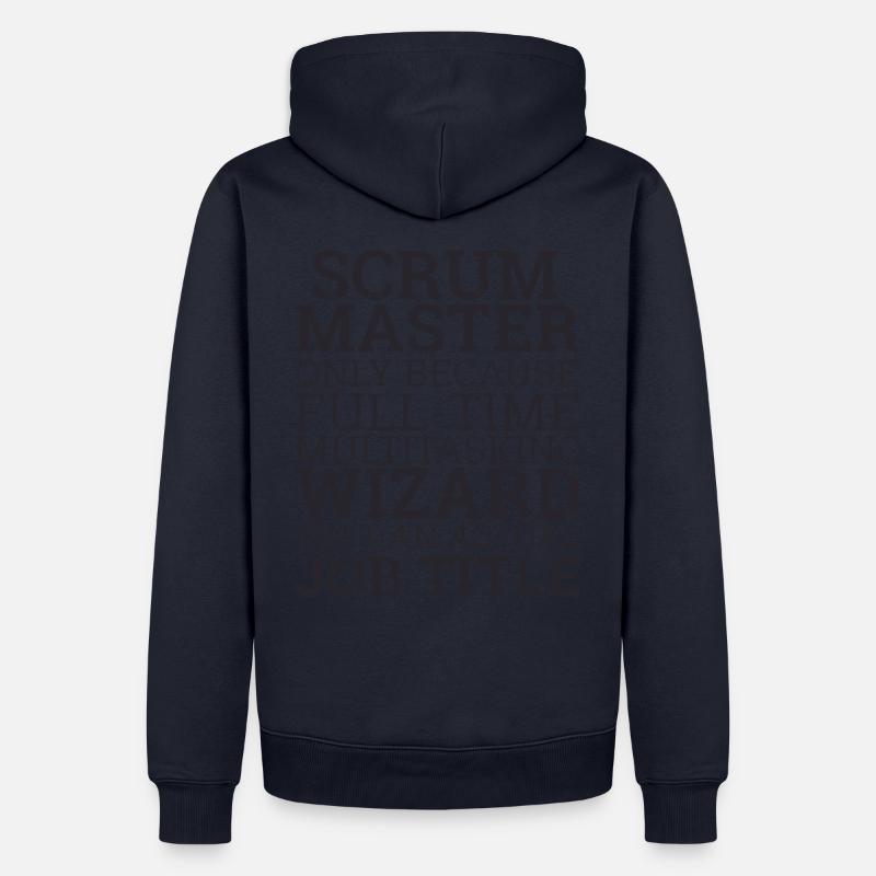 "Scrum Master" | Scrum Master - Männer Premium Bio Hoodie - Navy