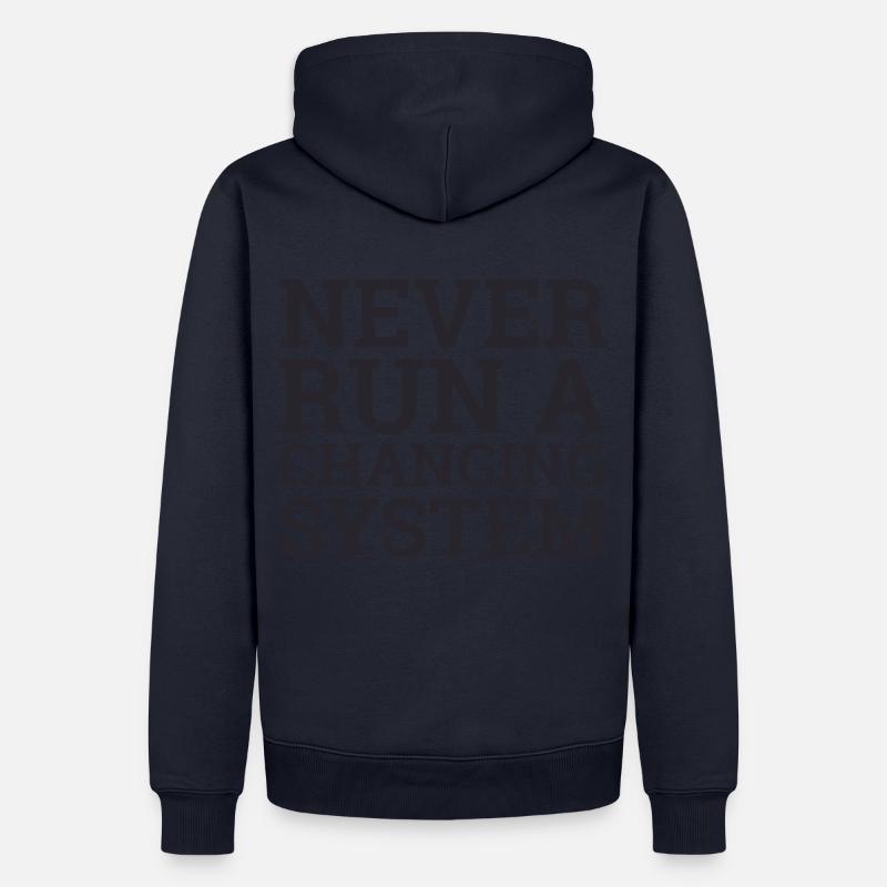 "Agile - Changing System | "Scrum Master" - Männer Premium Bio Hoodie - Navy