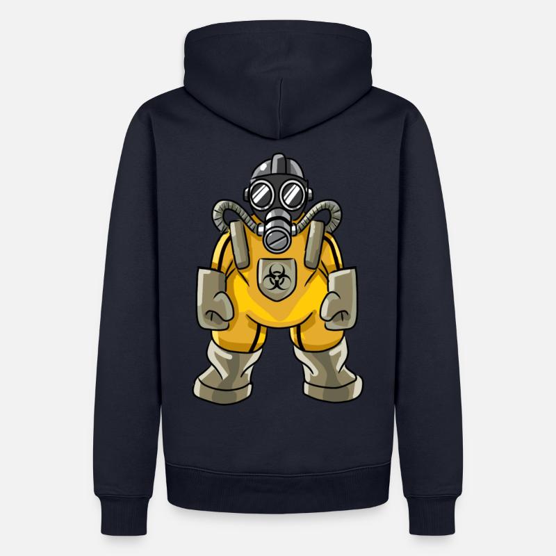 Corona Bio Suit - Sweat à capuche Premium bio Homme - bleu marine
