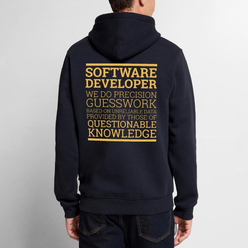« Software Developer » | Programmeurs Sweat à capuche Premium bio Homme
