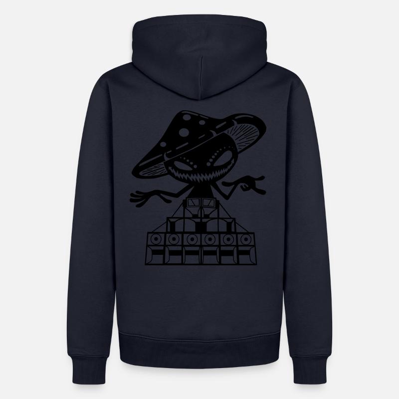 psylosoundsystem small - Männer Premium Bio Hoodie - Navy