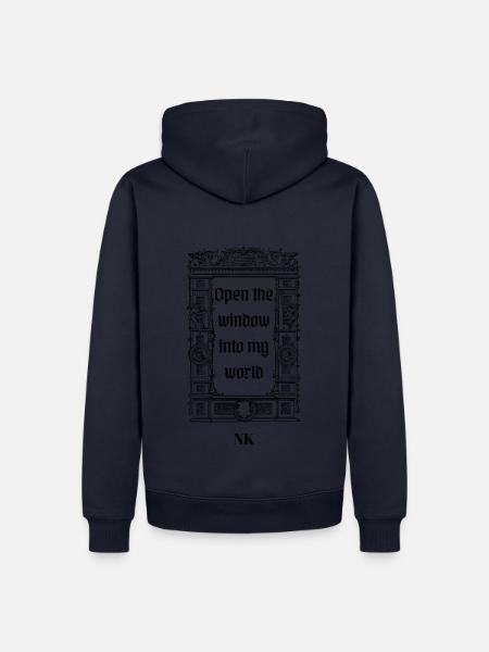 NK BRAND - Männer Premium Bio Hoodie - Navy