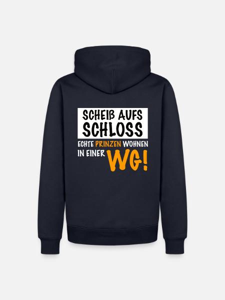 Mitbewohner Mitbewohnerin WG Geschenkidee - Männer Premium Bio Hoodie - Navy