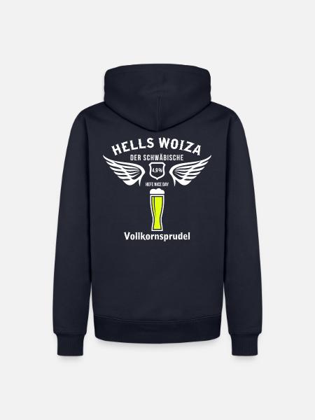 Hells Woiza - Männer Premium Bio Hoodie - Navy