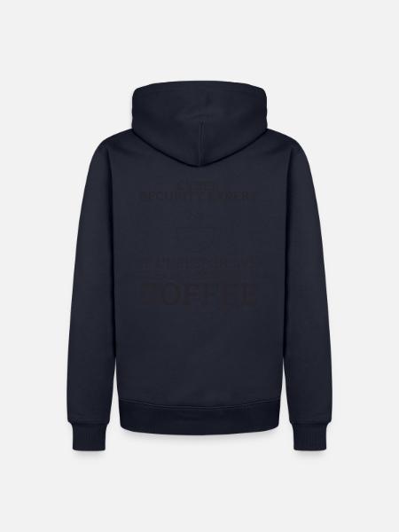 "Cyber Security Expert Coffee | Hacker" - Männer Premium Bio Hoodie - Navy