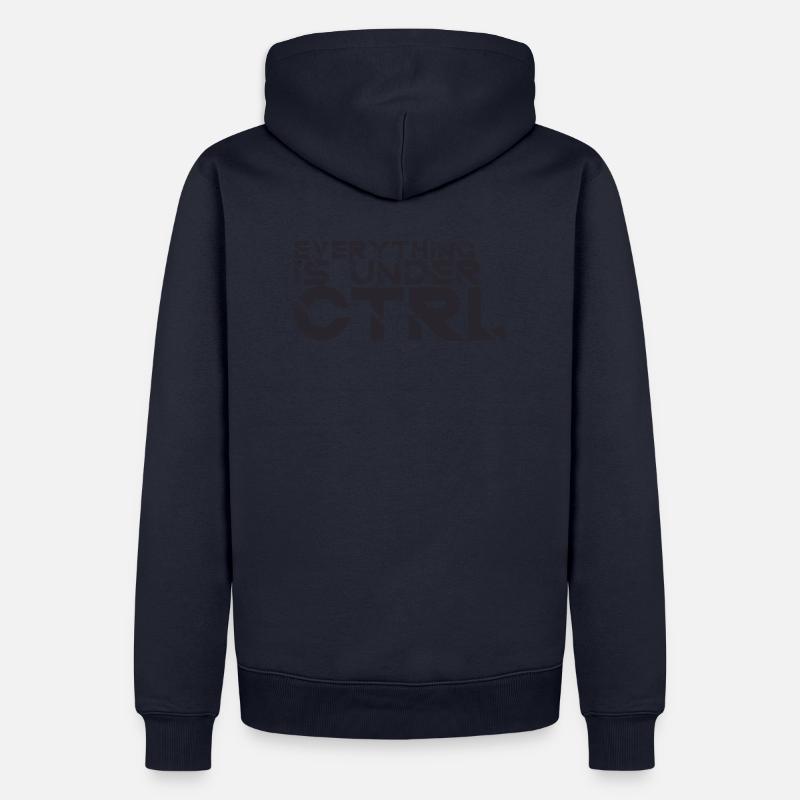 "Everything Ctrl | Informatik" - Männer Premium Bio Hoodie - Navy