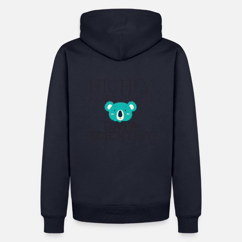 "Data Scientist Koalafied | Data Scientist" - Männer Premium Bio Hoodie - Navy