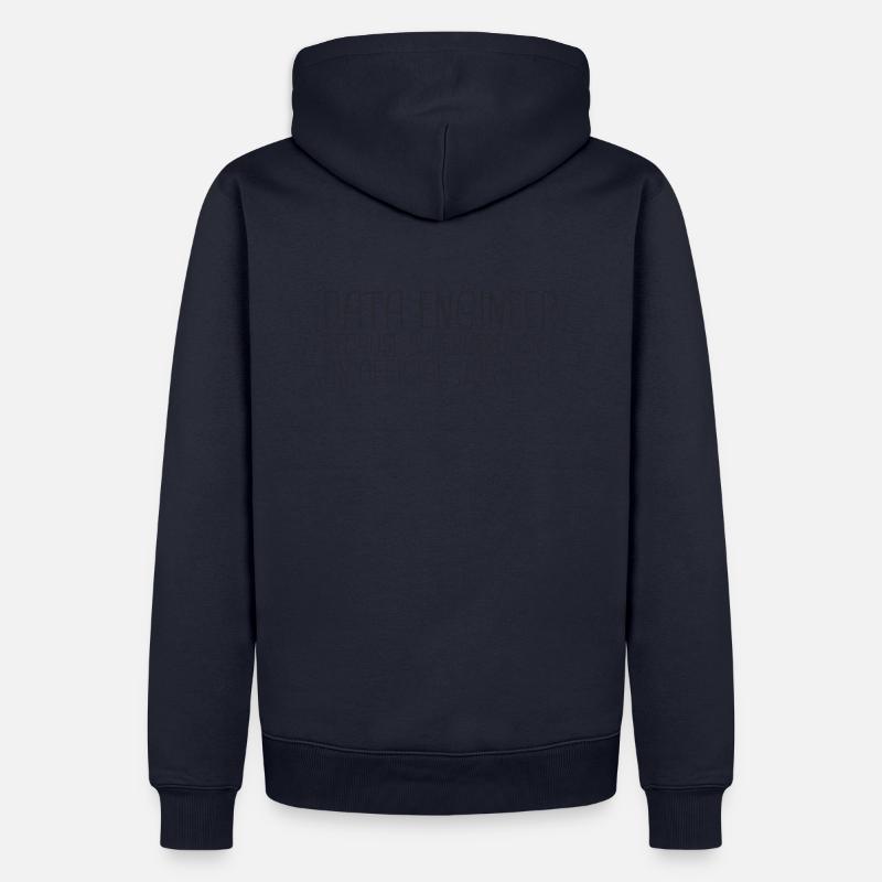 "Data Engineer Superhero | Data Scientist" - Männer Premium Bio Hoodie - Navy