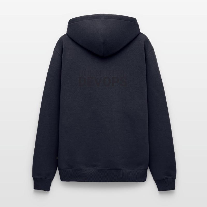 "DevOps Born | Software Development" Men’s Premium Organic Hoodie