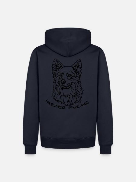 375 Harzer Fuchs - Männer Premium Bio Hoodie - Navy