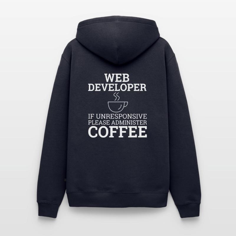 "Web Developer Coffee | Web Developer" Men’s Premium Organic Hoodie