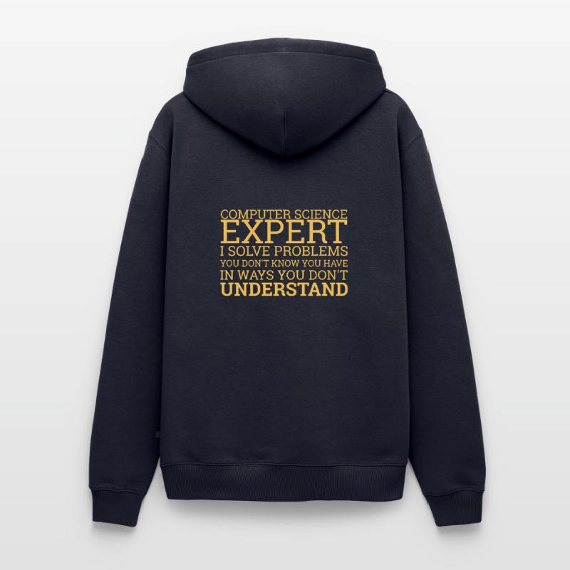 "Computer Science Expert Problem | Computer Science" Men’s Premium Organic Hoodie