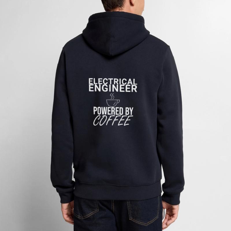"Electrical Engineer Coffee | Electrical Engineering" Men’s Premium Organic Hoodie