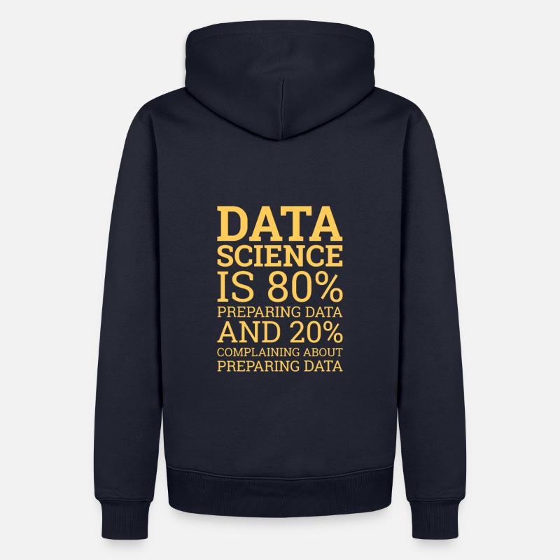 "Complaining Data Science | Data Science" - Men’s Premium Organic Hoodie - navy