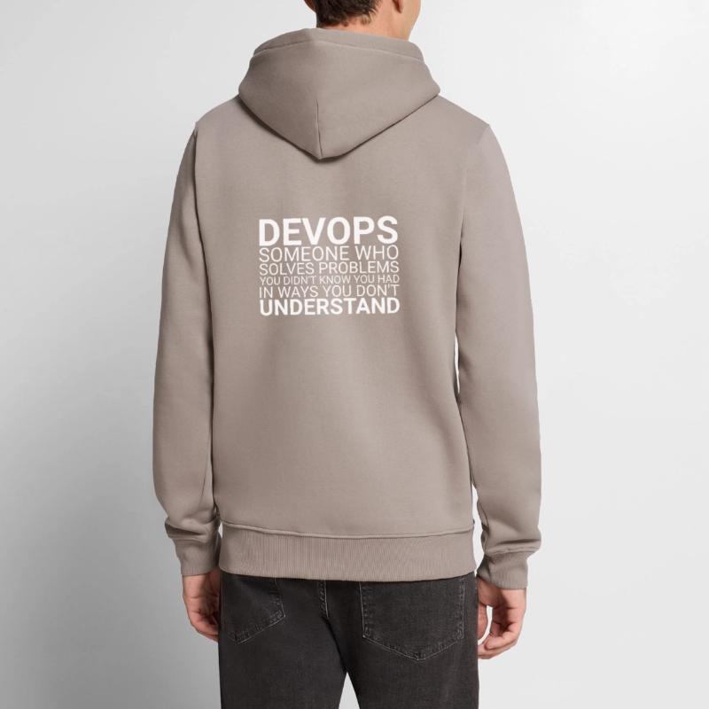 "DevOps Problem | Software Development" Men’s Premium Organic Hoodie