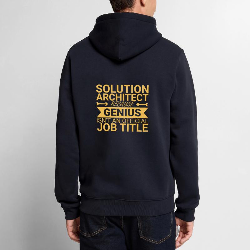Solution Architect Genius | Solution Architecture Männer Premium Bio Hoodie