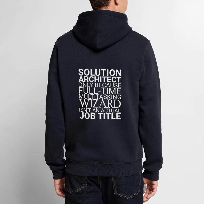 Solution Architect Wizard | Solution Architecture Männer Premium Bio Hoodie
