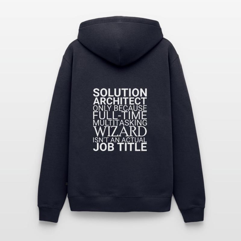 Solution Architect Wizard | Solution Architecture Männer Premium Bio Hoodie
