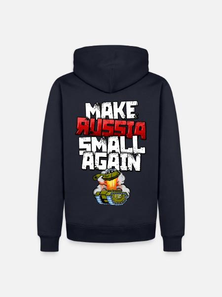 Make Russia Small Again - Männer Premium Bio Hoodie - Navy