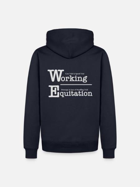WE english white - Männer Premium Bio Hoodie - Navy