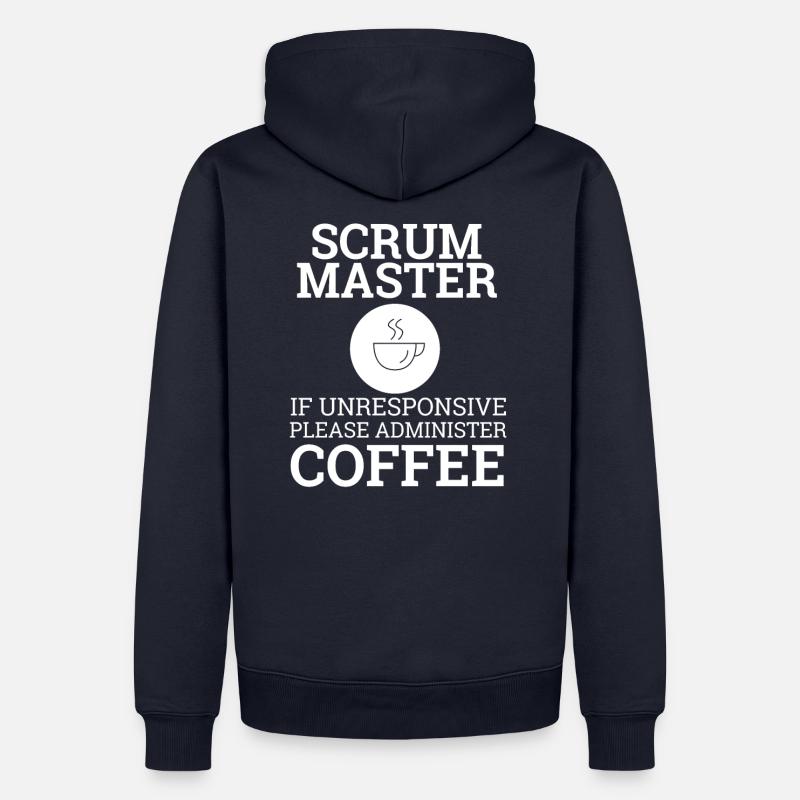 "Scrum Master" | Scrum Master - Männer Premium Bio Hoodie - Navy