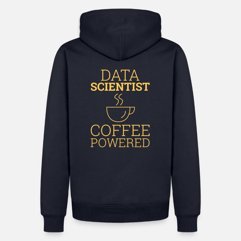 « Data Science » | Data Scientist - Sweat à capuche Premium bio Homme - bleu marine