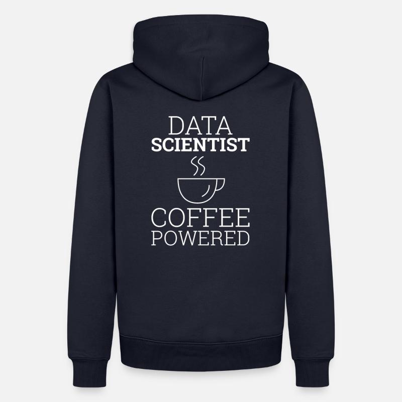 "Data Science" | Data Scientist - Männer Premium Bio Hoodie - Navy