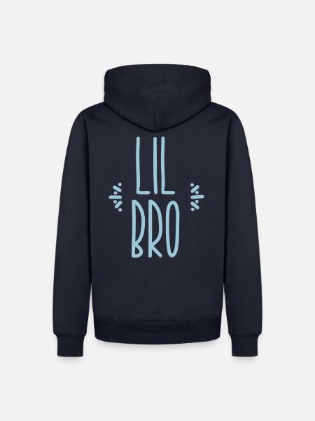 lil bro - Men’s Premium Organic Hoodie - navy