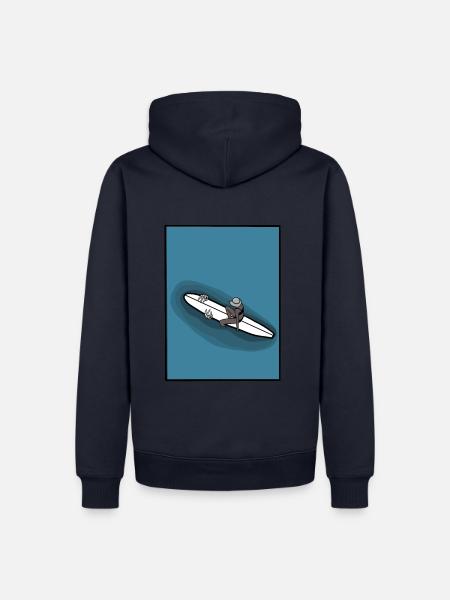 Grab me - Männer Premium Bio Hoodie - Navy